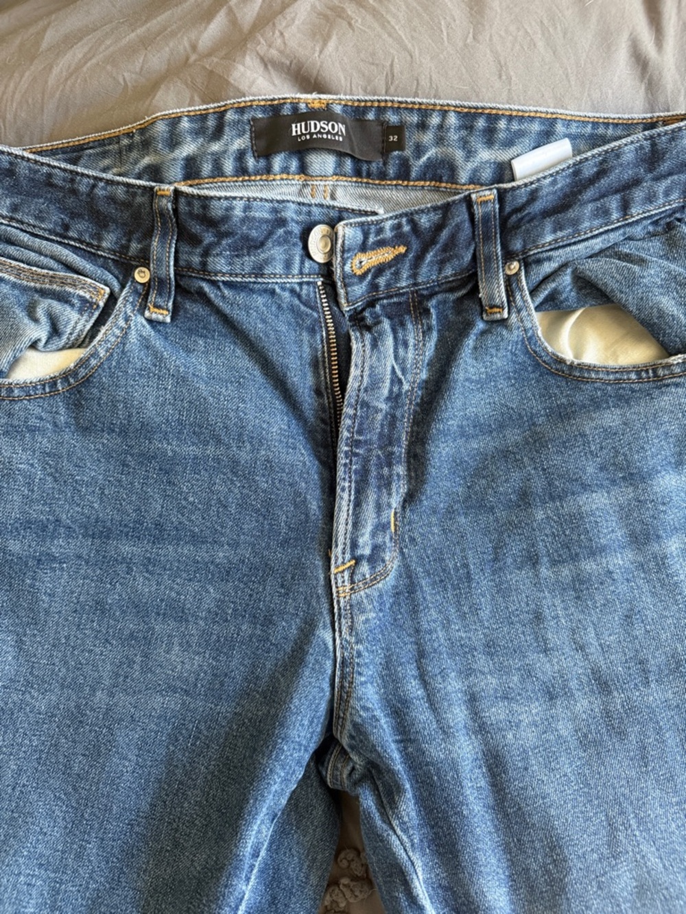 Hudson Jeans Men’s Medium Blue Slim Straight Denim